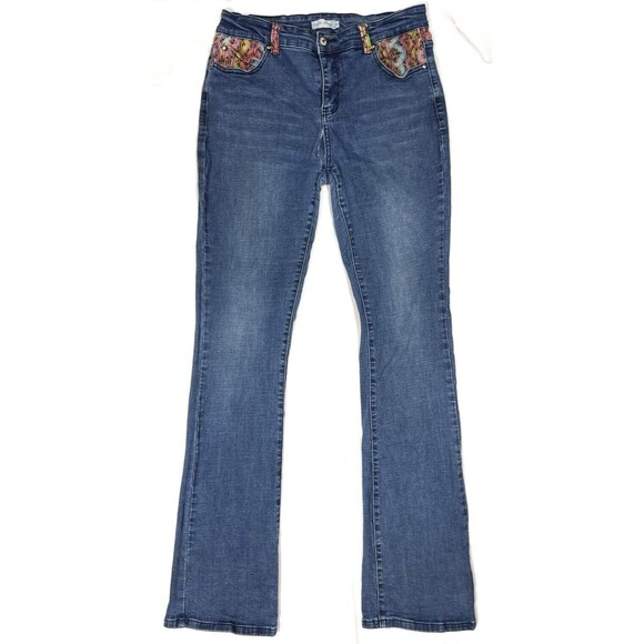 Womens Size 12 Ranch Dressn Boot Cut Jeans READ DISCRIPTION - Picture 2 of 11